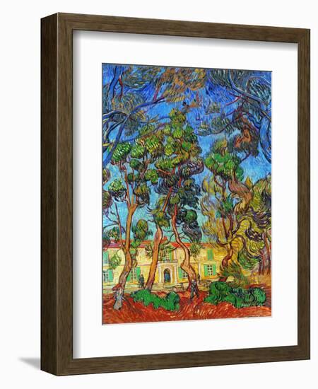 Van Gogh: Hospital, 1889-Vincent van Gogh-Framed Giclee Print