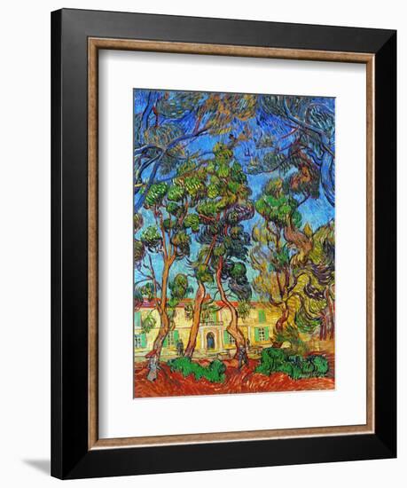 Van Gogh: Hospital, 1889-Vincent van Gogh-Framed Giclee Print