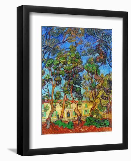 Van Gogh: Hospital, 1889-Vincent van Gogh-Framed Giclee Print