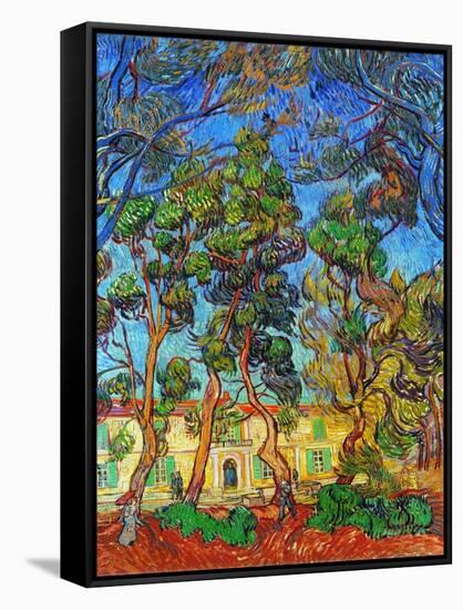 Van Gogh: Hospital, 1889-Vincent van Gogh-Framed Premier Image Canvas