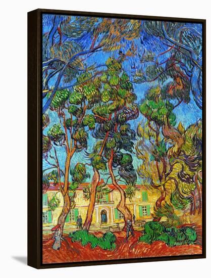 Van Gogh: Hospital, 1889-Vincent van Gogh-Framed Premier Image Canvas