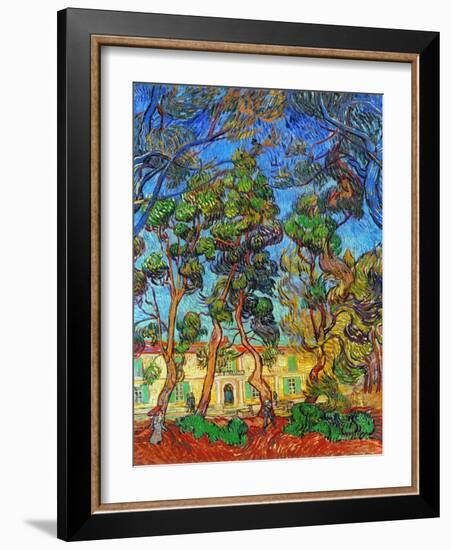 Van Gogh: Hospital, 1889-Vincent van Gogh-Framed Giclee Print