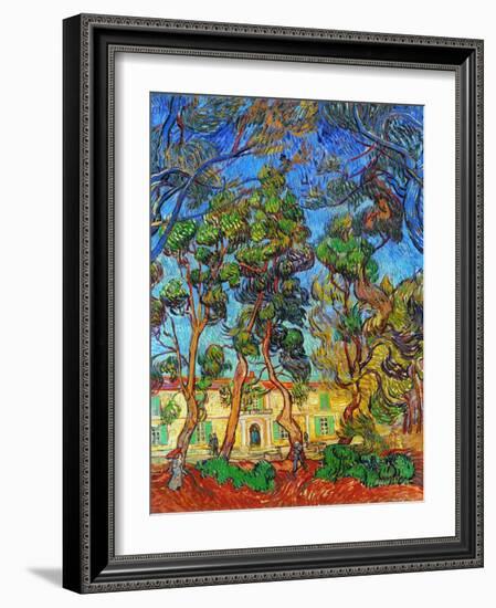 Van Gogh: Hospital, 1889-Vincent van Gogh-Framed Giclee Print