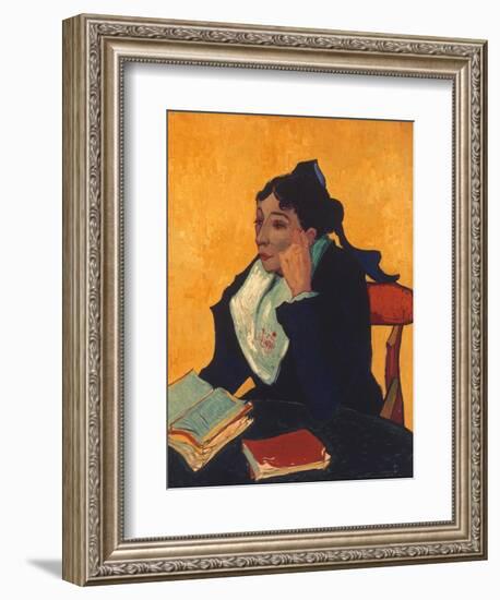 Van Gogh: L'Arlesienne, 1888-Vincent van Gogh-Framed Giclee Print