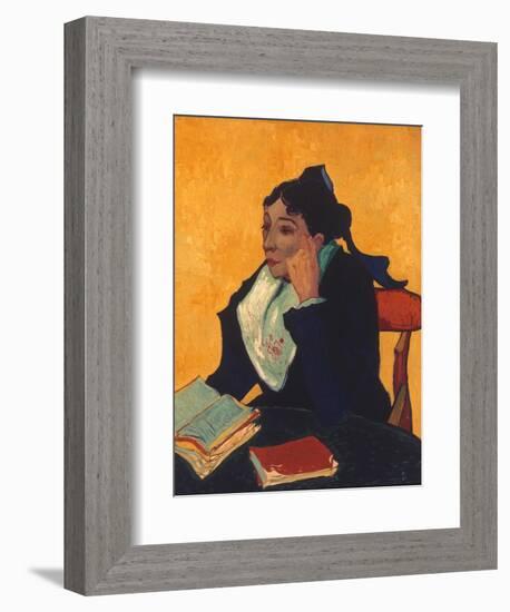 Van Gogh: L'Arlesienne, 1888-Vincent van Gogh-Framed Giclee Print