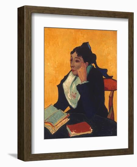 Van Gogh: L'Arlesienne, 1888-Vincent van Gogh-Framed Giclee Print