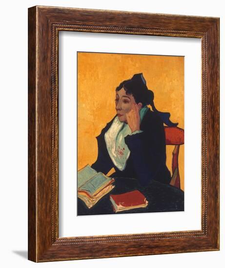 Van Gogh: L'Arlesienne, 1888-Vincent van Gogh-Framed Giclee Print