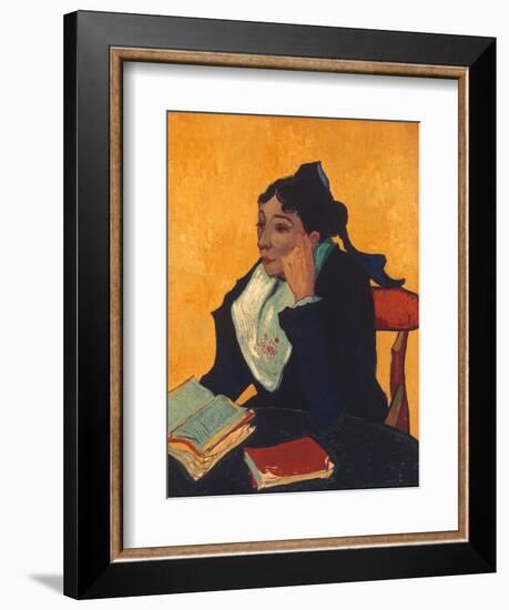 Van Gogh: L'Arlesienne, 1888-Vincent van Gogh-Framed Giclee Print