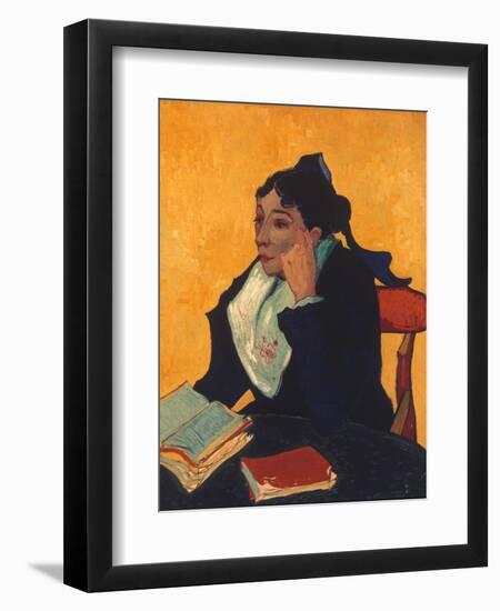 Van Gogh: L'Arlesienne, 1888-Vincent van Gogh-Framed Giclee Print