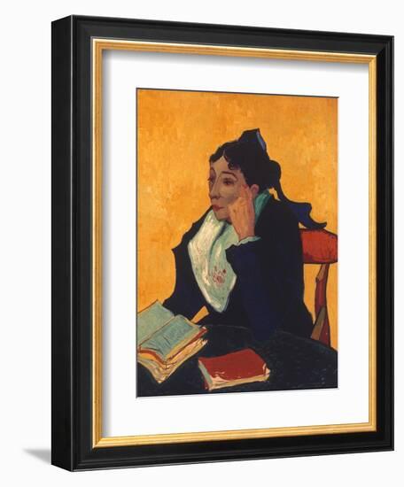 Van Gogh: L'Arlesienne, 1888-Vincent van Gogh-Framed Giclee Print