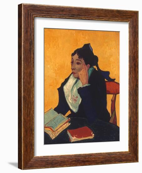 Van Gogh: L'Arlesienne, 1888-Vincent van Gogh-Framed Giclee Print