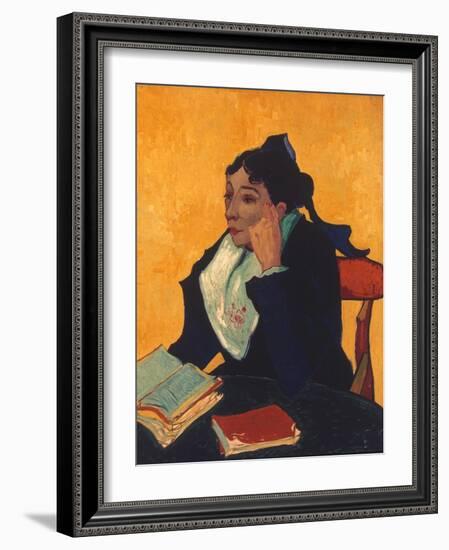 Van Gogh: L'Arlesienne, 1888-Vincent van Gogh-Framed Giclee Print