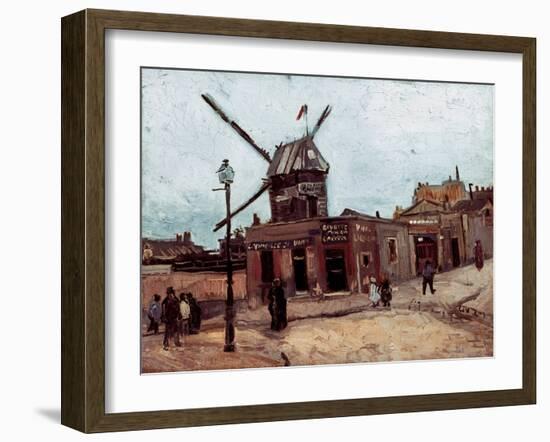 Van Gogh: La Moulin, 1886-Vincent van Gogh-Framed Giclee Print