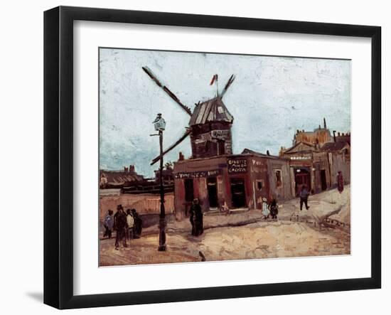 Van Gogh: La Moulin, 1886-Vincent van Gogh-Framed Giclee Print