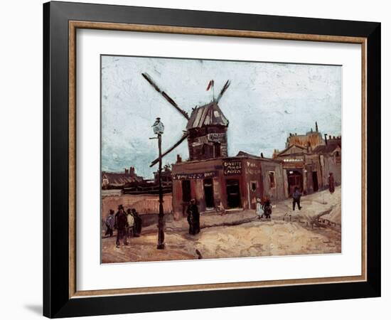 Van Gogh: La Moulin, 1886-Vincent van Gogh-Framed Giclee Print