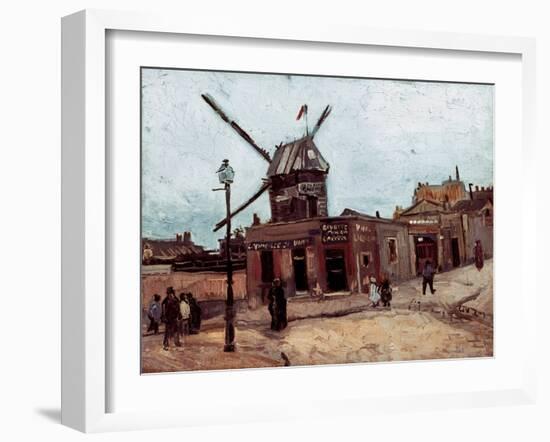 Van Gogh: La Moulin, 1886-Vincent van Gogh-Framed Giclee Print