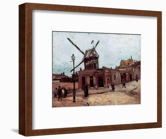Van Gogh: La Moulin, 1886-Vincent van Gogh-Framed Premium Giclee Print