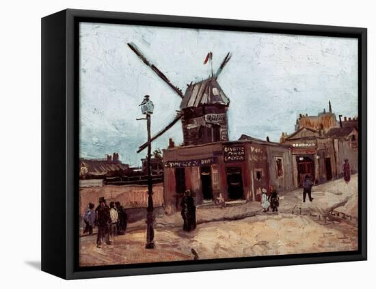 Van Gogh: La Moulin, 1886-Vincent van Gogh-Framed Premier Image Canvas