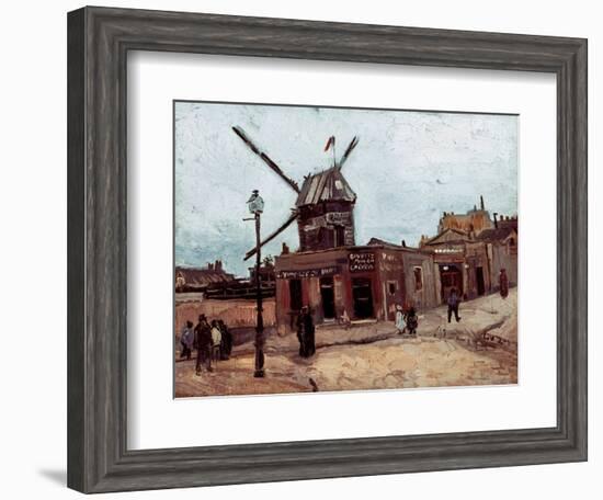 Van Gogh: La Moulin, 1886-Vincent van Gogh-Framed Giclee Print