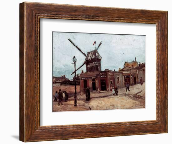 Van Gogh: La Moulin, 1886-Vincent van Gogh-Framed Giclee Print