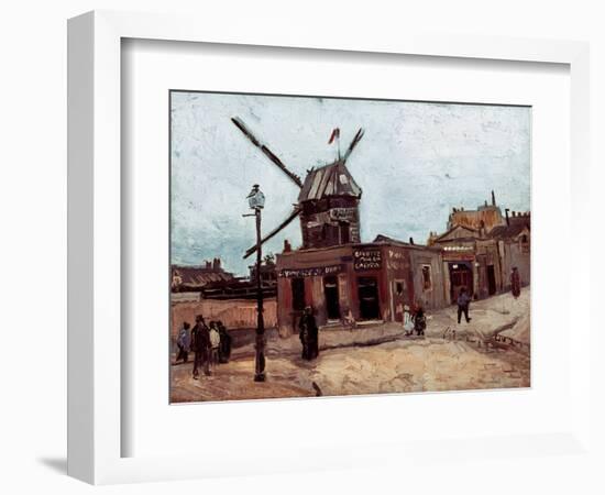 Van Gogh: La Moulin, 1886-Vincent van Gogh-Framed Giclee Print