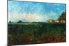 Van Gogh: Landscape, 1888-Vincent van Gogh-Mounted Giclee Print