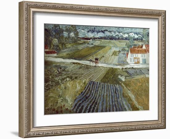 Van Gogh: Landscape, C1888-Vincent van Gogh-Framed Giclee Print