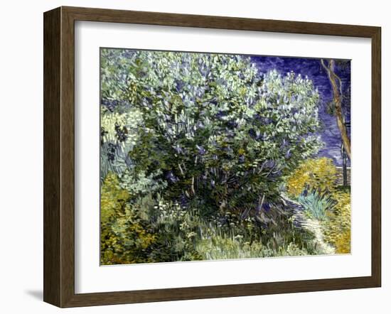 Van Gogh: Lilacs, 19Th C-Vincent van Gogh-Framed Giclee Print