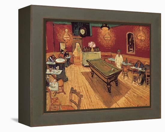 Van Gogh: Night Cafe, 1888-Vincent van Gogh-Framed Premier Image Canvas