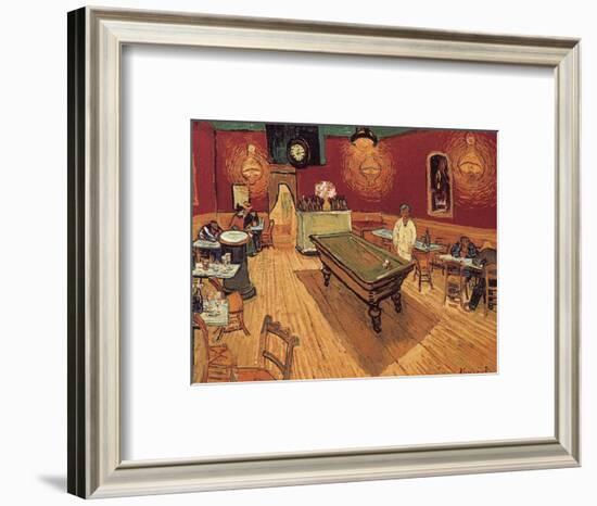 Van Gogh: Night Cafe, 1888-Vincent van Gogh-Framed Premium Giclee Print