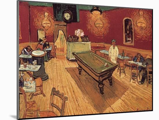 Van Gogh: Night Cafe, 1888-Vincent van Gogh-Mounted Giclee Print