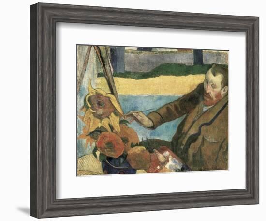 Van Gogh Painting Sunflowers-Paul Gauguin-Framed Art Print