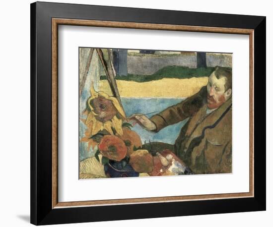 Van Gogh Painting Sunflowers-Paul Gauguin-Framed Art Print