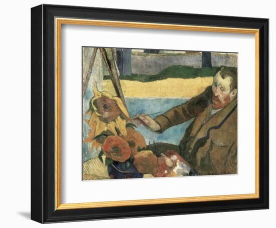 Van Gogh Painting Sunflowers-Paul Gauguin-Framed Art Print