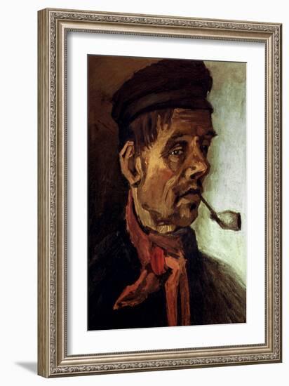 Van Gogh: Peasant, 1884-Vincent van Gogh-Framed Giclee Print