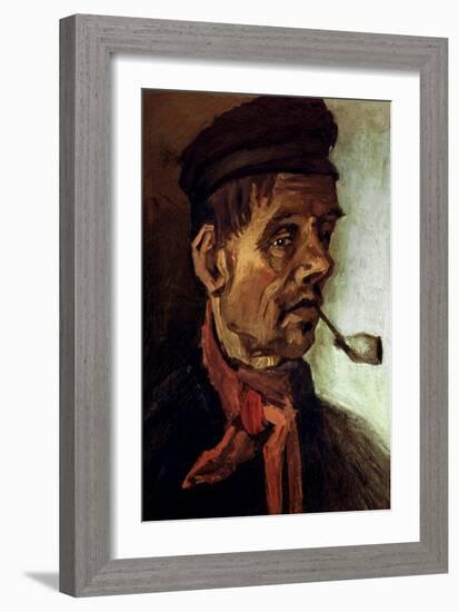 Van Gogh: Peasant, 1884-Vincent van Gogh-Framed Giclee Print