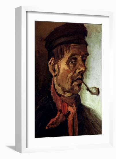 Van Gogh: Peasant, 1884-Vincent van Gogh-Framed Giclee Print