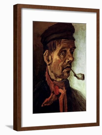 Van Gogh: Peasant, 1884-Vincent van Gogh-Framed Giclee Print