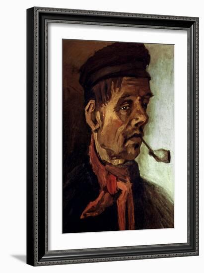 Van Gogh: Peasant, 1884-Vincent van Gogh-Framed Giclee Print