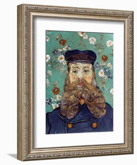 Van Gogh: Postman, 1889-Vincent van Gogh-Framed Giclee Print