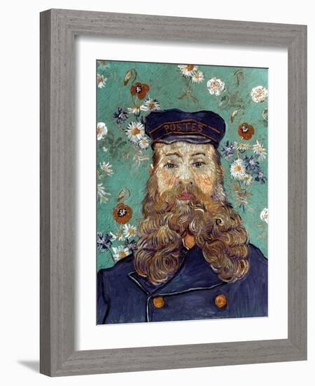 Van Gogh: Postman, 1889-Vincent van Gogh-Framed Giclee Print