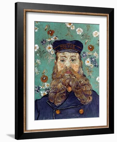 Van Gogh: Postman, 1889-Vincent van Gogh-Framed Giclee Print