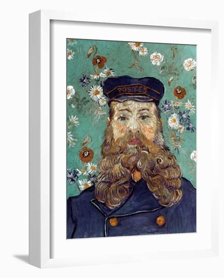 Van Gogh: Postman, 1889-Vincent van Gogh-Framed Giclee Print