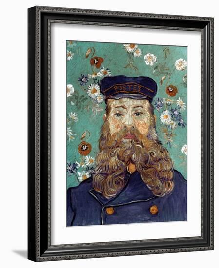 Van Gogh: Postman, 1889-Vincent van Gogh-Framed Giclee Print