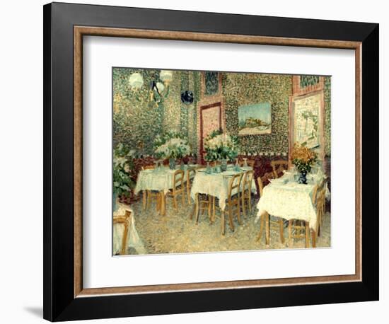 Van Gogh: Restaurant, 1887-Vincent van Gogh-Framed Giclee Print