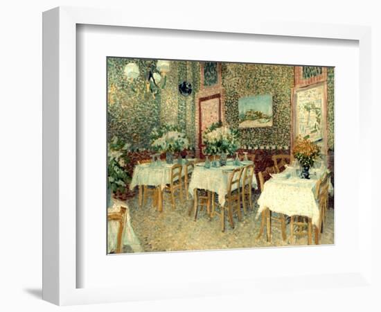 Van Gogh: Restaurant, 1887-Vincent van Gogh-Framed Giclee Print