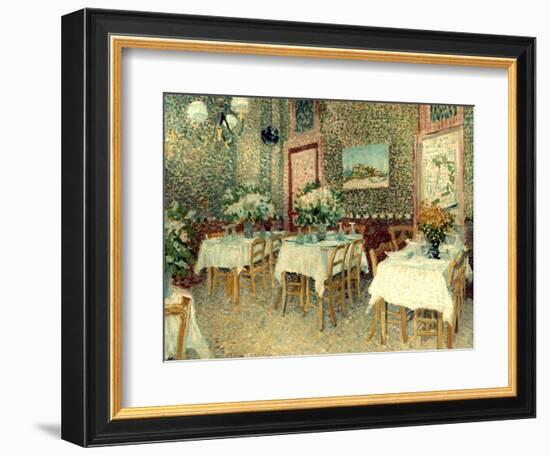 Van Gogh: Restaurant, 1887-Vincent van Gogh-Framed Giclee Print