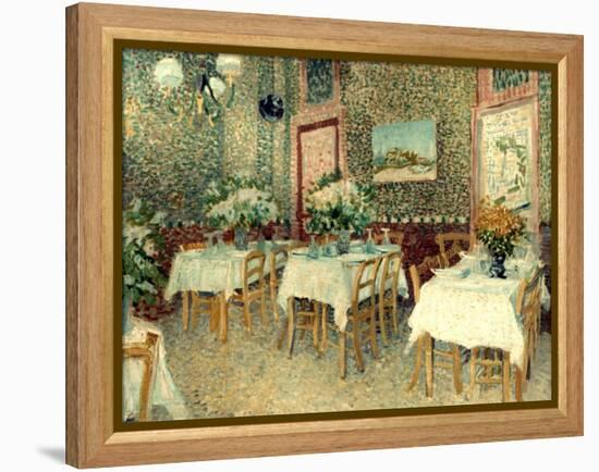 Van Gogh: Restaurant, 1887-Vincent van Gogh-Framed Premier Image Canvas
