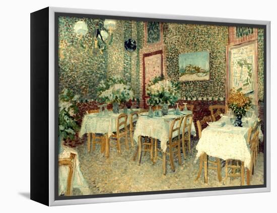 Van Gogh: Restaurant, 1887-Vincent van Gogh-Framed Premier Image Canvas