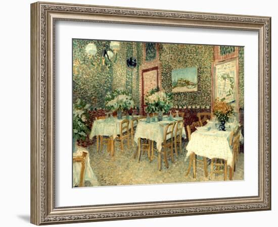 Van Gogh: Restaurant, 1887-Vincent van Gogh-Framed Giclee Print